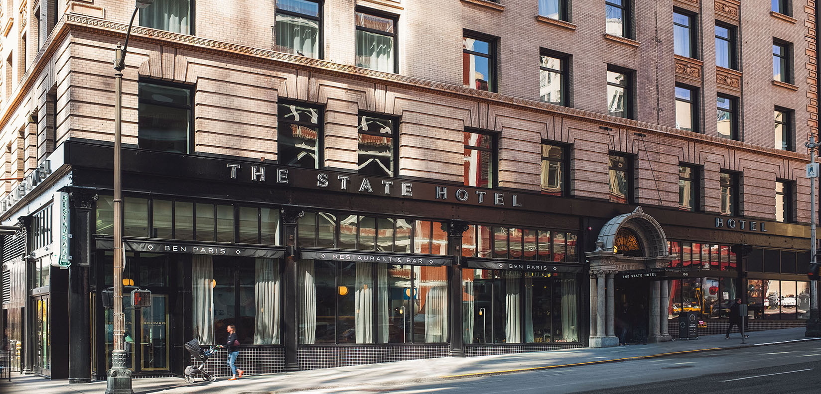 The State Hotel exterior view