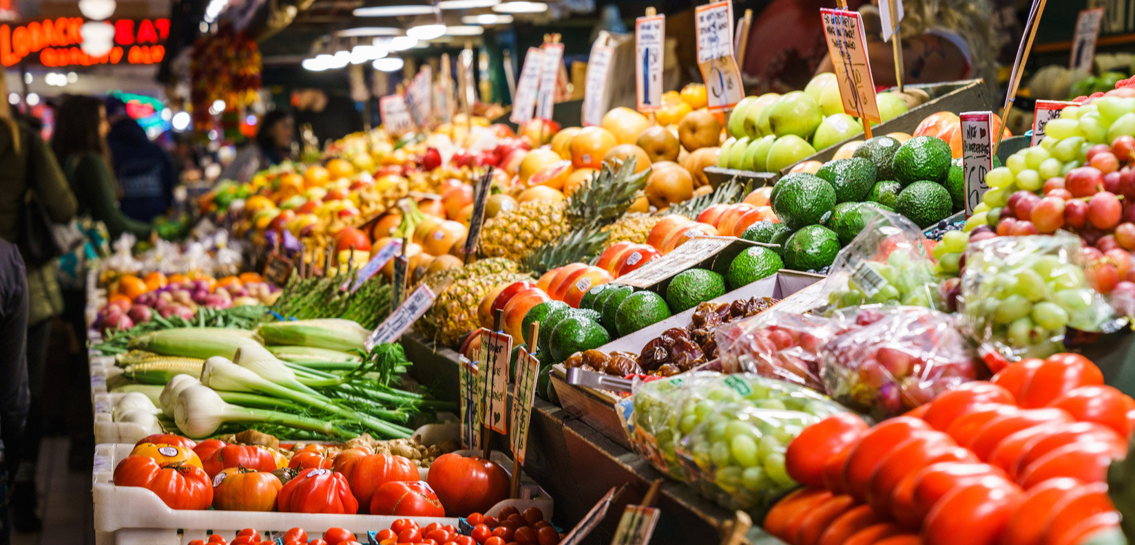 Produce at Pike Place Market