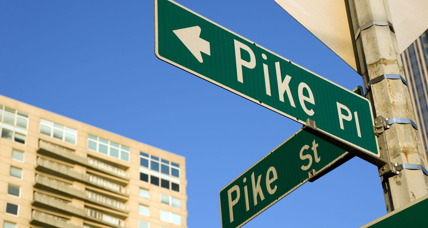 the corner of Pike and Pine