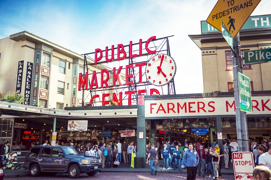 Pike Place Market entrance